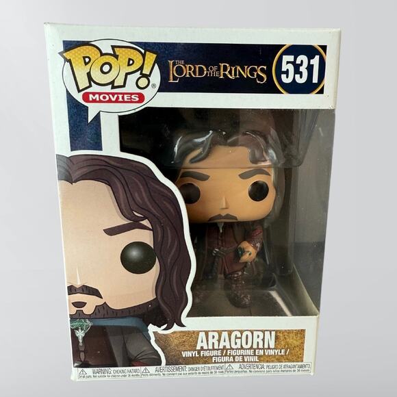 Lord Of The Rings Aragorn #531 Funko Pop Vinyl Figure - Picture 1 of 6